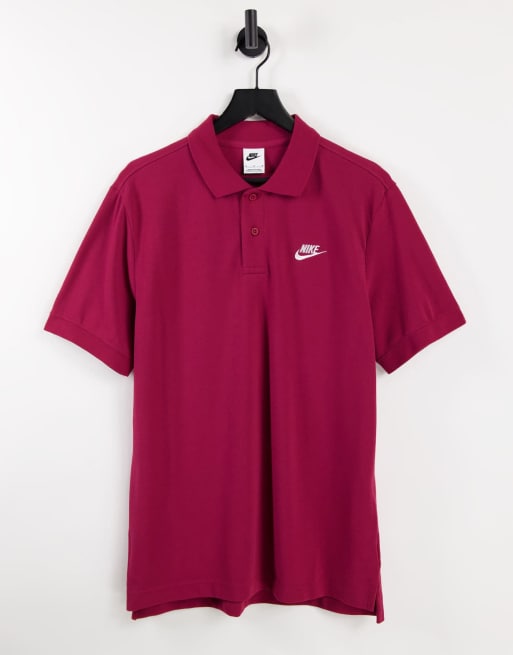 Nike hotsell burgundy polo