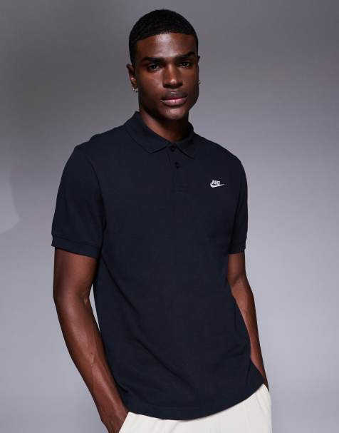 Nike Club polo shirt in black - view 1