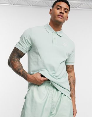 Nike Club polo shirt in dusty green | ASOS
