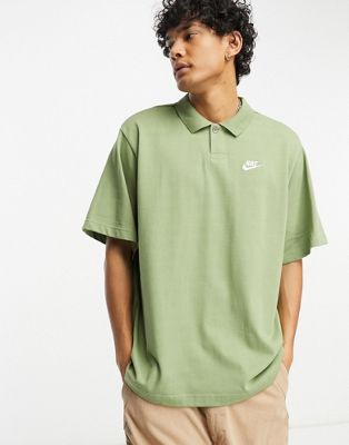Nike Club polo shirt in green | ASOS