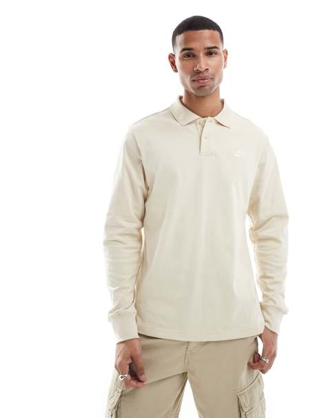 Nike Club polo shirt in khaki 