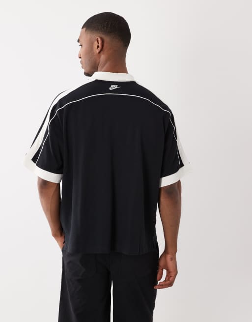 Nike Club polo soccer T-shirt in black , 5 of 5