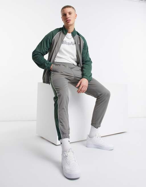 Nike grey shop poly tracksuit