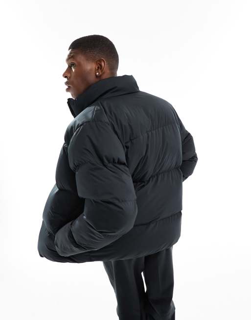 Nike puffer jacket mens hot sale black