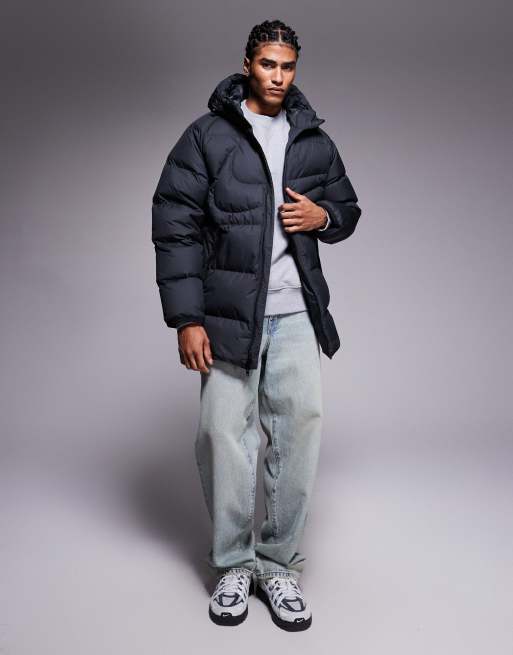 Nike Club puffer jacket in black | ASOS