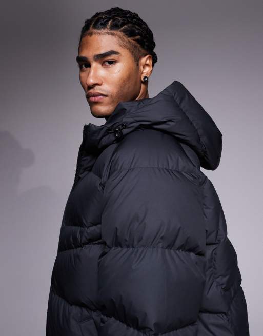 Nike Club puffer jacket in black | ASOS