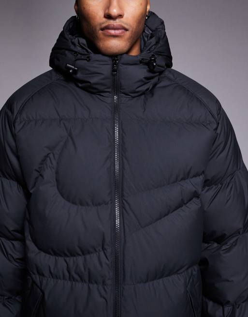 Nike Club puffer jacket in black | ASOS