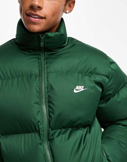 Nike down jacket on sale green