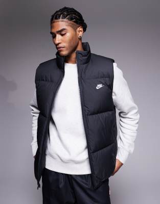Nike Club Puffer Vest In Black