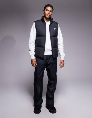 Nike Club Puffer Vest In Black