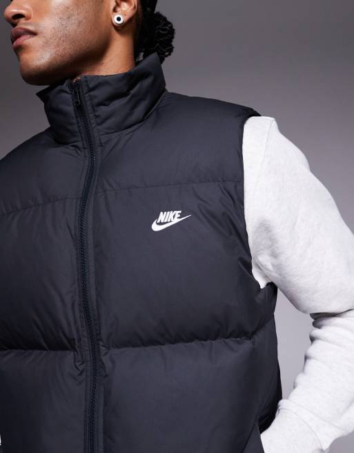 Nike Club puffer vest in black