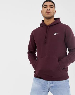 nike pullover club hoodie