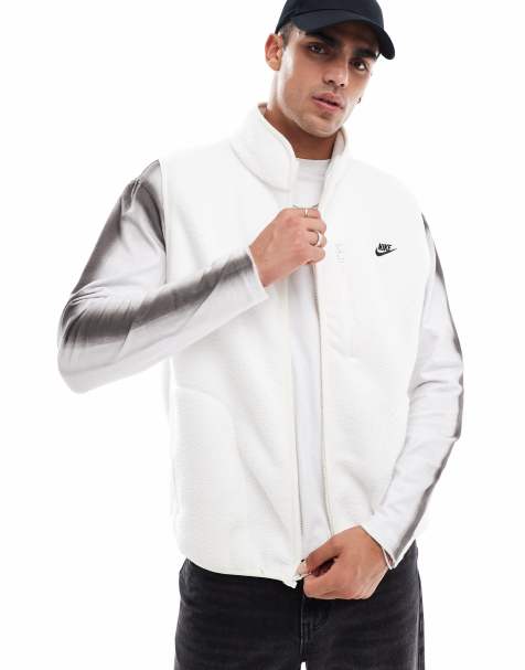 Nike - Club - Råhvid fleece-vest - view 1