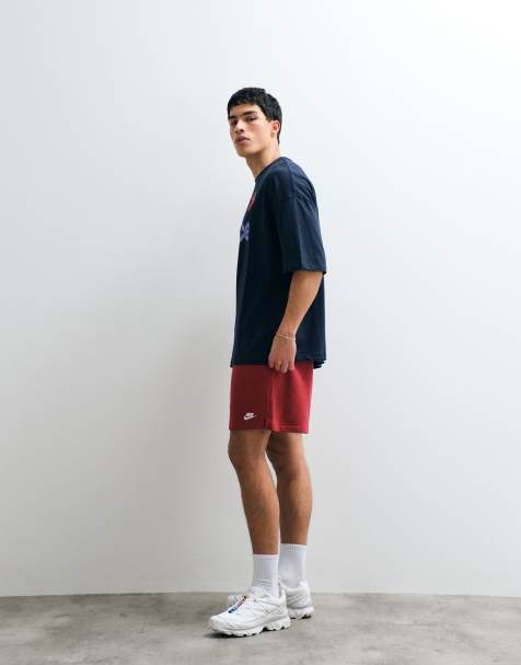 Nike - Club - Røde shorts i frotté - view 1