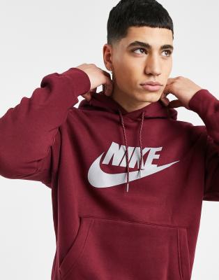 Burgundy nike clearance sweatshirt