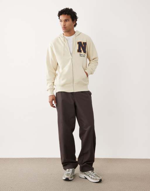 Nike Club Reissue full zip hoodie in beige, 2 of 5