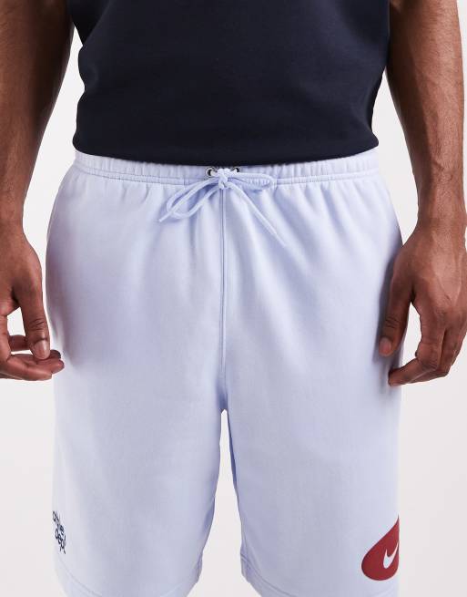 Nike Club Reissue shorts in light blue  , 4 of 5