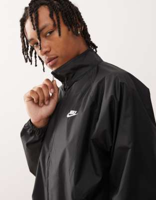 Nike Club Roscoe full zip jacket in black - view 1