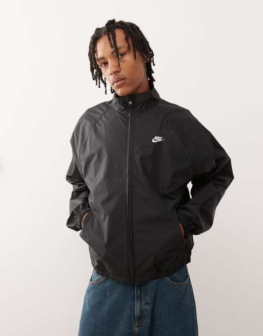 Nike Club Roscoe full zip jacket in black ASOS