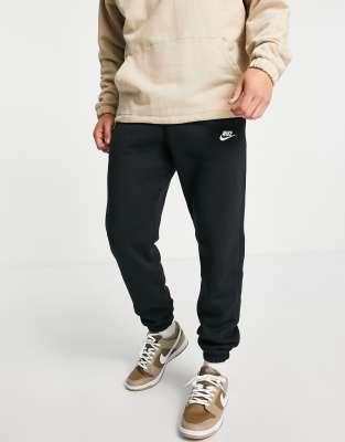 Nike Club Schwarze Jogginghose mit Bundchen ASOS