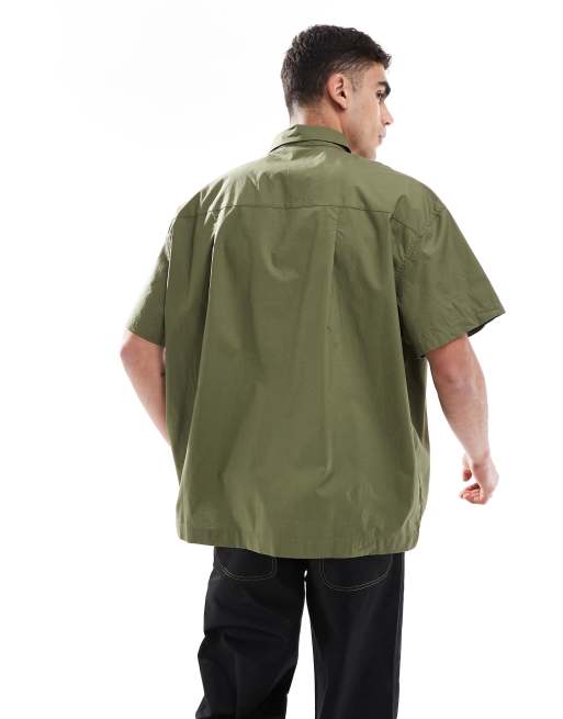 Nike Club short sleeve shirt in olive, 2 of 4