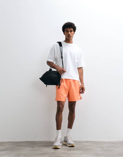 Nike - Club - Short tissé - Orange - view 1