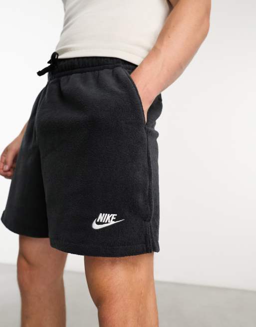 Nike Club - Short van badstof in zwart