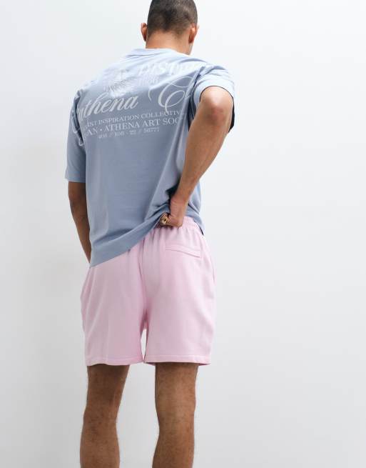 Nike - Club - Short van Franse badstof in roze , 3 van 5