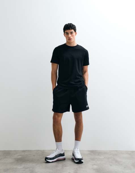 Nike - Club - Short van Franse badstof in zwart - view 1