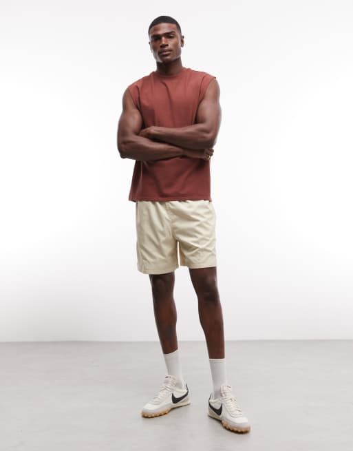 Nike Club – Shorts aus Webstoff in Beige, 2 von 9