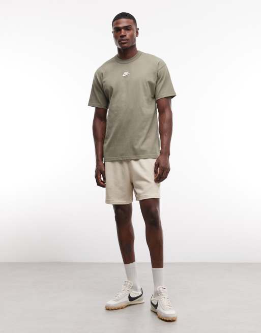 Nike – Club – Shorts in Beige aus French Terry, 2 von 7