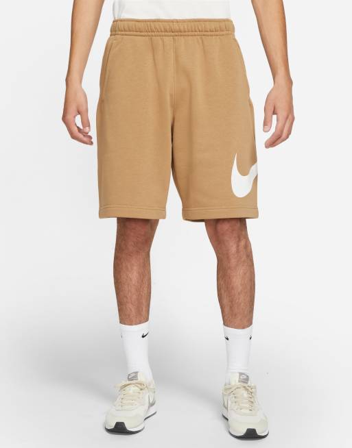 Nike Club shorts in brown | ASOS