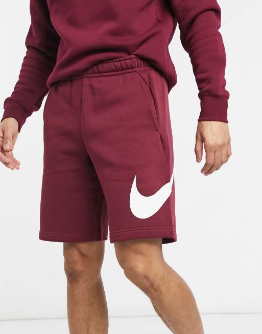 Men's nike maroon store shorts