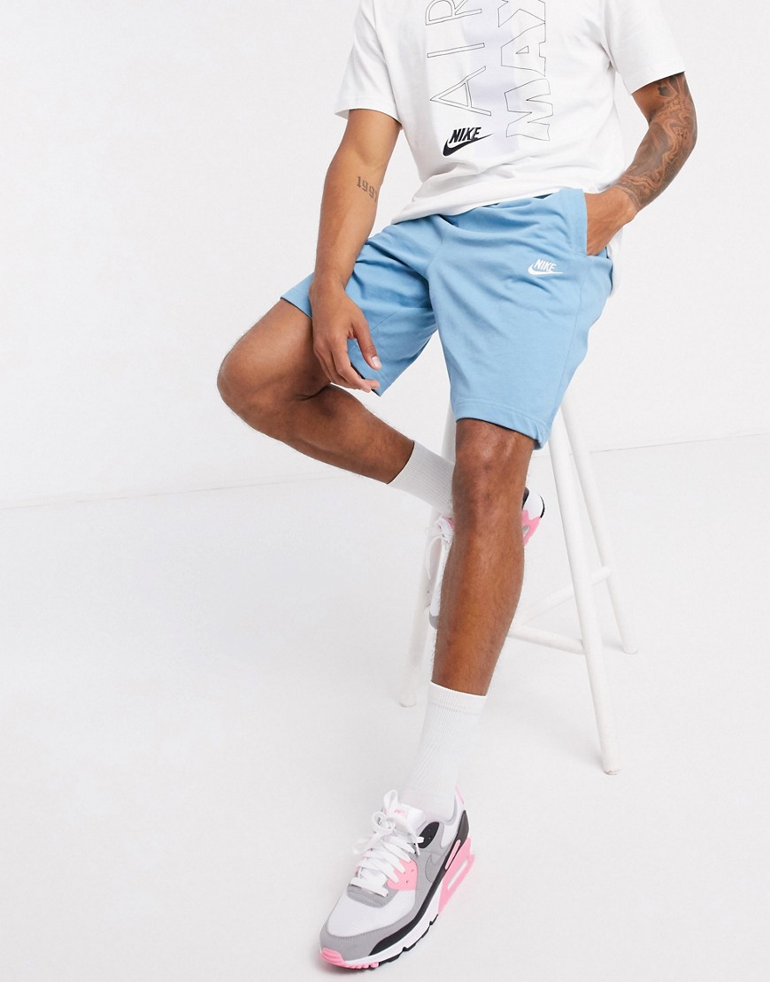Nike Club shorts in dusty blue