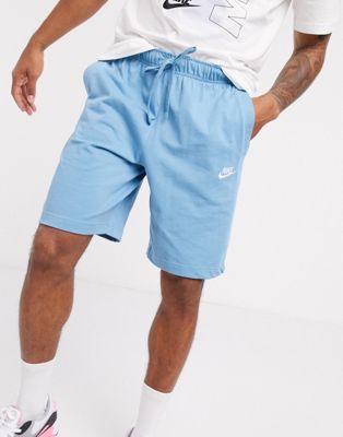 nike club shorts blue