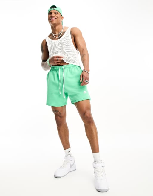 Mens green outlet nike shorts