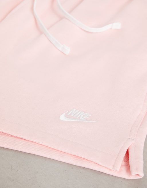 Nike pink sweat online shorts