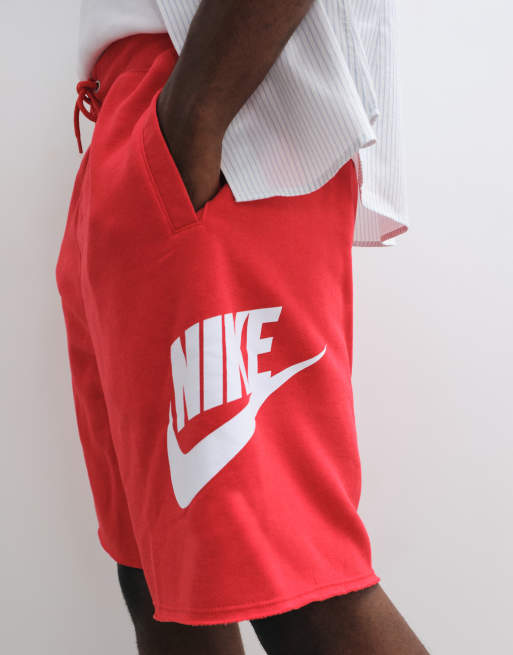 Nike Club shorts in red, 4 of 5