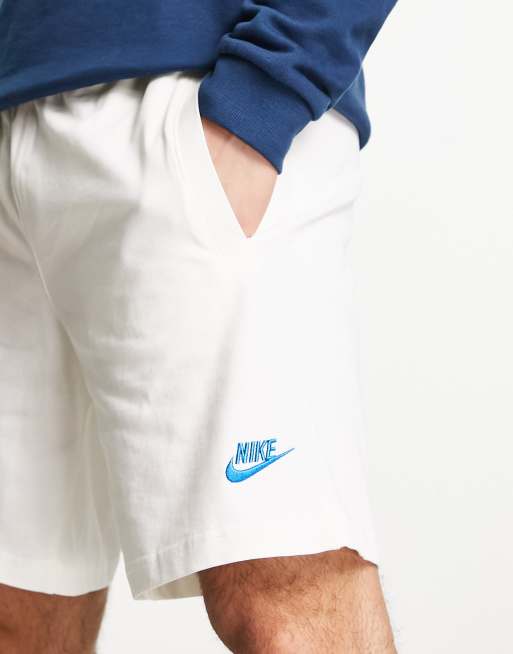 Blue and shop white nike shorts