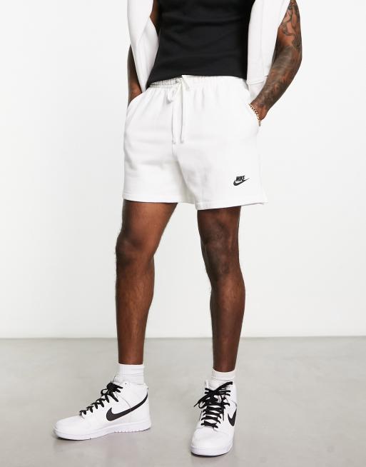 Nike air logo tape shorts in white, ASOS