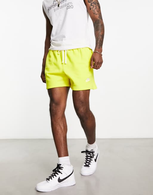 Yellow woven clearance nike shorts