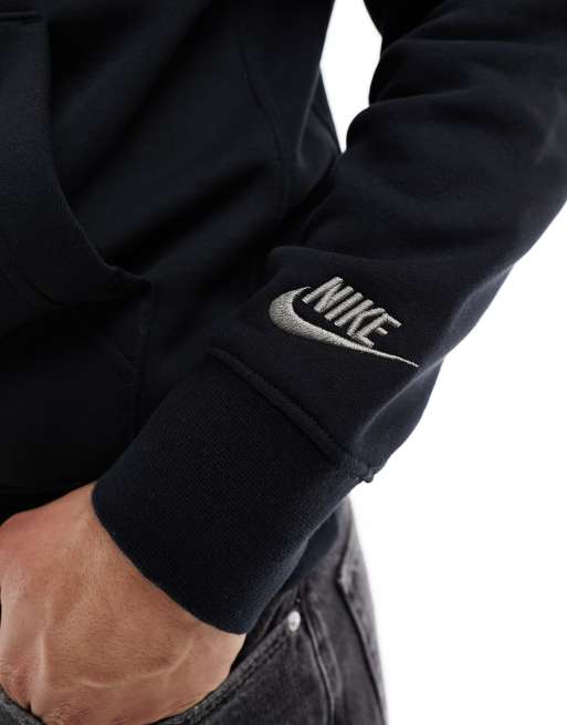 Nike Club+ slogan hoodie in black