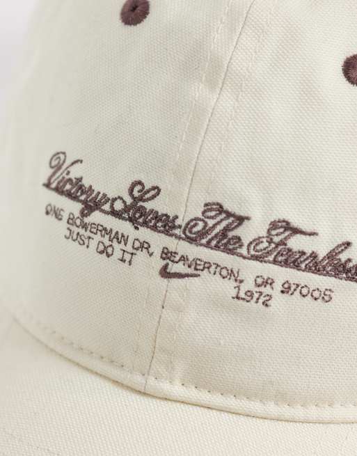 Nike Club soccer cap in off white , 3 of 3