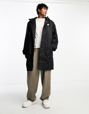 Nike Club stadium parka in black - ASOS Price Checker