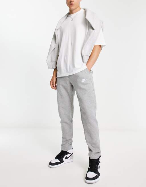 Asos nike grey joggers sale