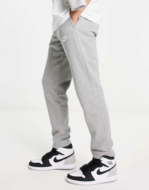 Nike Club straight fit joggers in grey ASOS