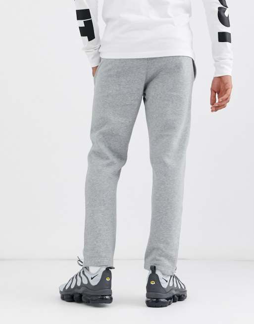 Nike Club straight leg joggers in grey ASOS