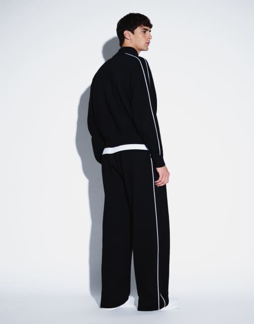 Nike Club Strick-Jogger in Schwarz & Weiß, 3 von 5