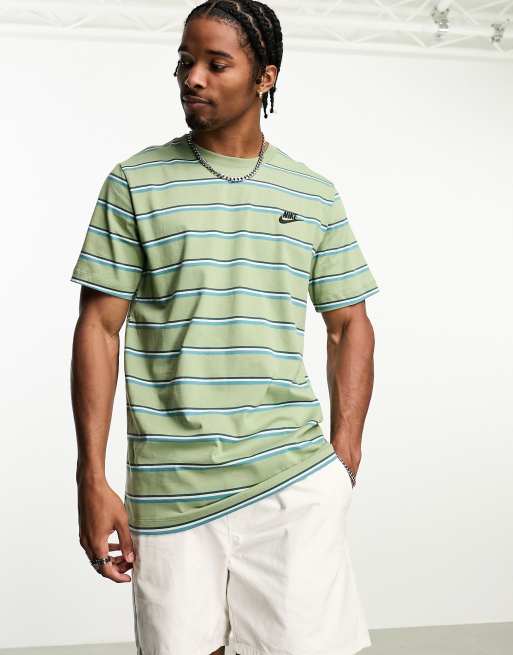 Nike striped t store shirt