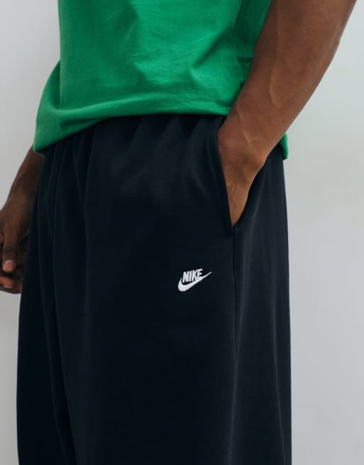 Nike – Club – Svarta mjukisbyxor i oversize av sweatshirttyg, 4 av 5